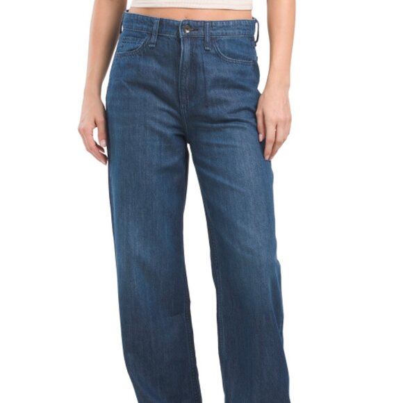 NEW RAG & BONE Lori Mid-rise Wide Leg Jeans Dark Wash for women 1065s - Picture 1 of 4
